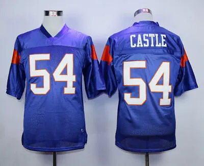 Kevin Thad CASTLE 54 Alex MORAN 7 Football Jerseys State Goats Blue Mountain • $45