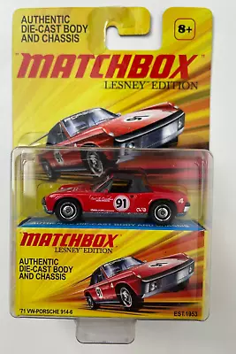 Matchbox - 2011 Lesney Edition - '71 VW-Porsche 914-6 - New On Card • $22.49