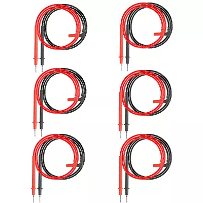 6PCS Digital Multimeter Test Leads Probe Wire Cable 1000W 10A 4mm Banana Plug US • $16.99