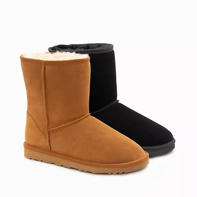 UGG Boots Genuine Australian Sheepskin Unisex Short Classic Suede • $69.99