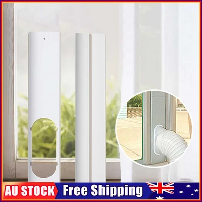 $20.79 • Buy Adjustable Slide Plate Fittings Air Conditioning Baffle Portable Window Kit Kits