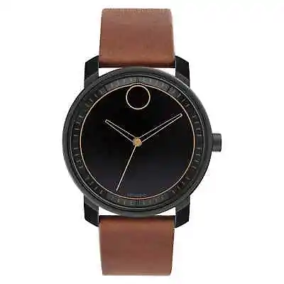 Movado Bold 3600489 Black Dial Stainless Steel Case Men's Watch • $219.99