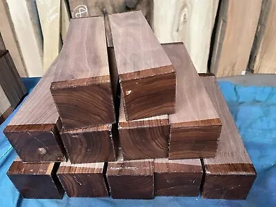 1 X Walnut Spindle Blank/Wood Turning/Wood Blanks/Exotic Hardwoods 3x3x12” • £28.95