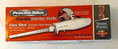 Proctor Silex Durable Electric Knife Easy Slice Stainless Steel Blades • $10