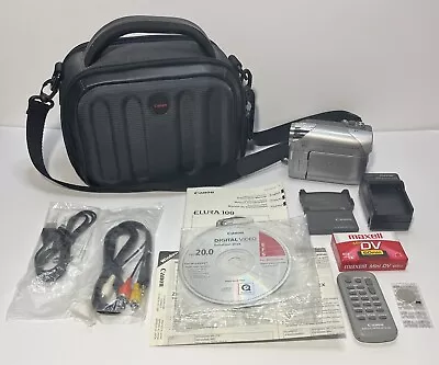 Canon ELURA 100 MiniDV Digital Video Camcorder With Accessories Free Shipping • $129.99