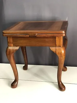 Vintage Solid Wood Draw Leaf Table Salesman Sample Display Side Made In USA • $1999.99