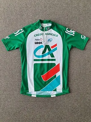 🔶️vintage Retro Look Italy Nalini Credit Agricole Cycling Jersey Bike Bicycle L • $149.99