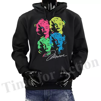 $31.32 • Buy Pop Art Marilyn Monroe Graphic Fleece Pullover Hoodie