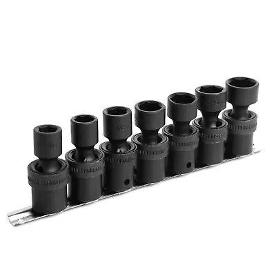 1/2 In. Drive 6 Point Metric Impact Swivel Socket Set 13/14/15/17/18/19/21mm • $55.24