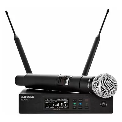 Shure QLXD2 SM58 G50 Handheld All Metal Transmitter With SM58 Microphone • $429