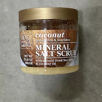 Dead Sea Collection Coconut Mineral Salt Scrub Moisturizes & Nourishes 23.28 OZ • $19.99