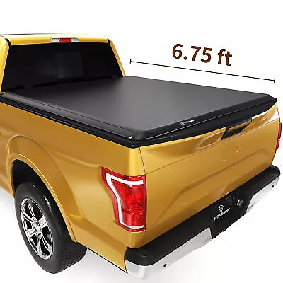 6.75ft Bed Soft Roll Up Tonneau Cover For 2017-2023 Ford F250 F350 Super Duty • $141.33