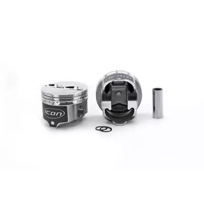 Icon Piston Set IC968.040; 4.360  Bore -4.5cc Flat Top For Chrysler 440 RB Mopar • $787.72