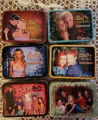 $16.95 • Buy Buffy The Vampire Slayer Mini Lunch Box Tin With Bubble Gum Set Of 6