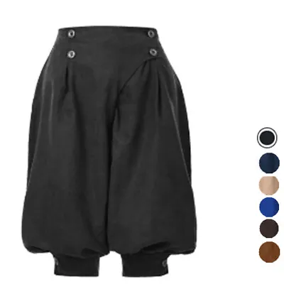 Victorian Women Pants Pirate Pant Medieval Viking Halloween Loose Pants Bloomers • $15.99