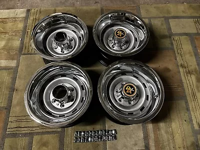 1967-72-87chevy Gmc Truck 4x4 6 Lug 15x8 Gm Original Truck Rallysnew Rings Caps • $1149