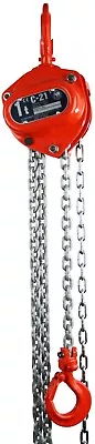 Elephant 1 Tonne Manual Lifting Chain Block Hoist Tackle Pulley Block 3-30mtr • £162.14