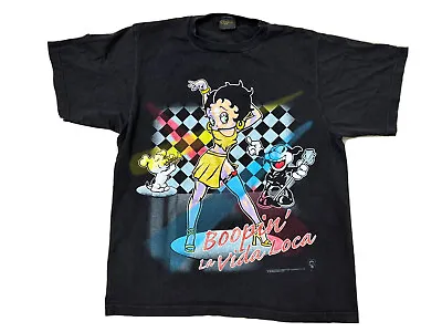 Vintage 1999 Betty Boop T-Shirt Boopin La Vida Loca Sz L Large • $115