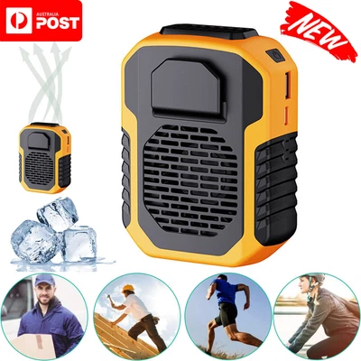 $20.89 • Buy Portable Waist Clip On Fan Hanging Cooling Fan USB Rechargeable Mini Cooler Fan