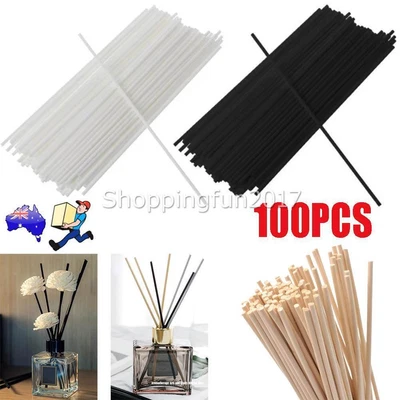 $9.98 • Buy 100X 3mm 250mm PREMIUM QUALITY REED DIFFUSER REEDS RATTAN STICKS BULK PACK AU