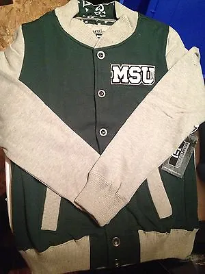 Michigan State Spartans Womens Large Varsity Jacket New Hat Jersey Hoodie Girls • $44.89