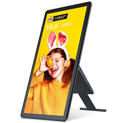 15.6  FHD Monitor Touchscreen Monitor Computer Portable Monitor USB-C IPS Touch • $265.99