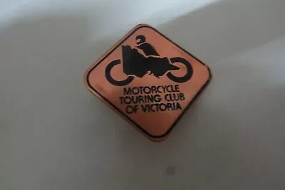 Vintage Motorcycle Touring Club Of Victoria Metal Collectable Badge Pin • $2005