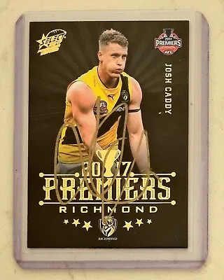 Josh Caddy Hand-signed Richmond Tigers Premiers 2017 Limited Edition  Card • $24.90