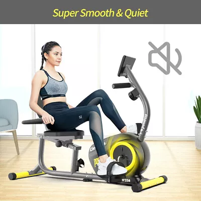 Indoor Magnetic Recumbent Exercise Bike Support Elliptical Exercise Machine New • $224.99