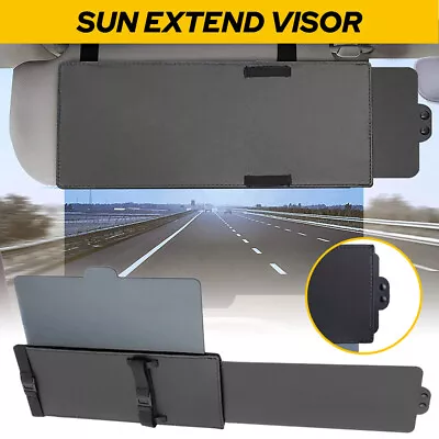 New Car Shade For Sun Extend Visor Anti Cover Glare Extension Driving Universal • $15.99