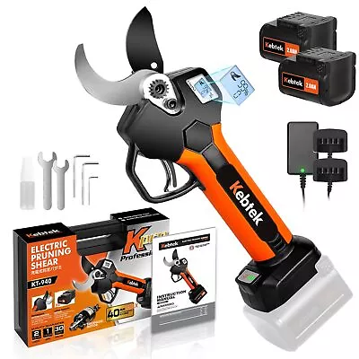 2023 Upgrade Trigger Linked Function Kebtek Rechargeable Pruning Shears 18V Cord • £250.14