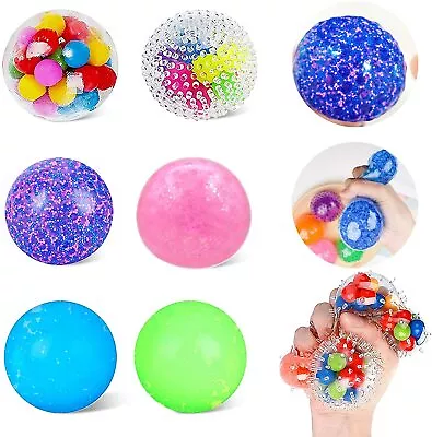 Stress Balls For Kids Adults Fidget Toys Stress Relief Squishies Autism Sensory • $11.99