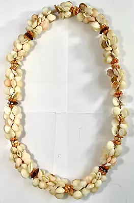 36  Vintage Hawaiian Multi Shell Lei Necklace • $71.25