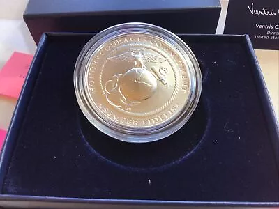 2023 US Armed Forces U.S. Marine Corps Silver Medal 1 Oz LAST WEEK On SALE • $90