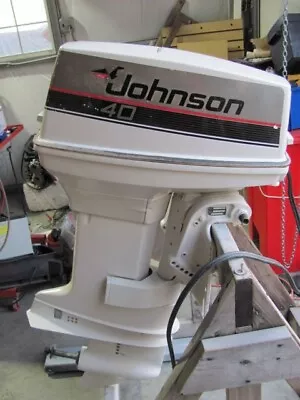 Johnson 40 Hp. Complete Running Outboard 2 Stroke Engine 20 Inch • $2295