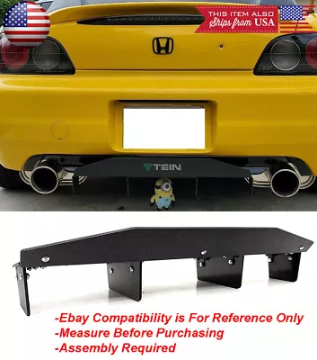 26  Black Bumper 4 Shark Fin Splitter Rear Diffuser Winglet Valence For Ford • $79.99