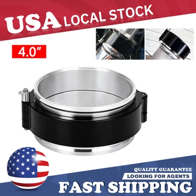 $29.90 • Buy 4 Inch 102mm Aluminum Quick Release HD V-Band Clamp For Intake Intercooler Pipes