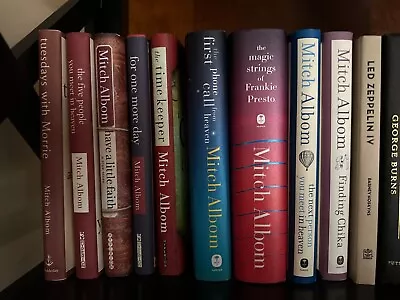 Mitch Albom Novels Lot Of 9 See Picture For Titles • $79.99