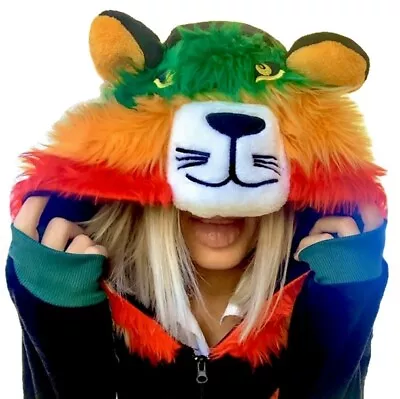 Pajamas For Adults Animal One Piece Unisex Rasta Lion Jammies For Parties L 6' + • $36