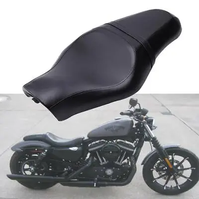 Two Up Driver Passenger Seat For Harley Davidson Sportster XL 883 1200 Nightster • $95.69