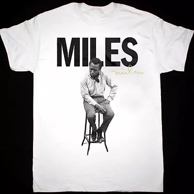 Miles Davis Tee Signature Short Sleeve Men S-5XL Shirt 1CM2550 • $17.99