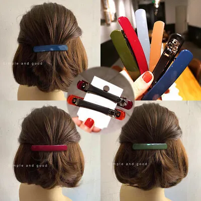 Fashion Women Girl Long Hair Clip Barrette Hairpin Clips Ponytail Hair Acccessor • £3.29