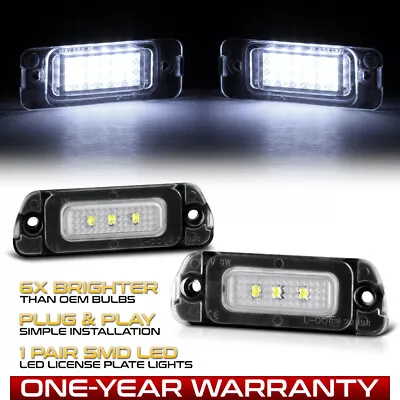 [DIESEL ENGINE]Mercedes W164 W251 GL SUV SMD LED License Plate Light Housing SET • $10.42