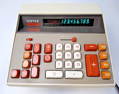 $24.99 • Buy Vintage Victor Medalist 204 Desktop Calculator (Tested, Working)