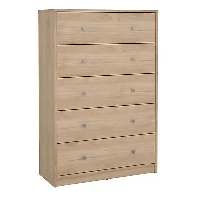 May Chest Of 5 Drawers In Jackson Hickory Oak • £185.58