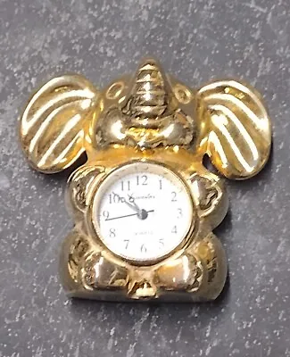 Miniature Elephant Novelty Clock • $16.99