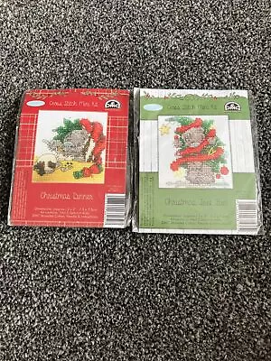 Set Of 2 Me To You Christmas Mini Cross Stitch Kits NEW  • £5