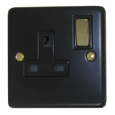 £17.30 • Buy Matt Black CFB3-PB Light Switches, Plug Sockets, Dimmers, Cooker, Fuse, BT, TV