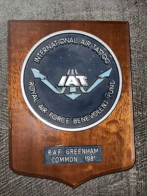 IAT International Air Tattoo 1981 RAF Greenham Common WALL PLAQUE • £8.99