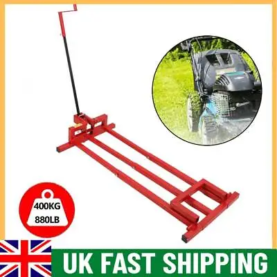 Lawn Ride On Mower Lifter Telescopic Jack For Garden Tractor Max 400kg UK • £63.99